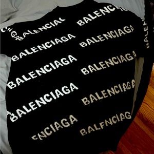 Balenciaga All-Over Knit Sweater